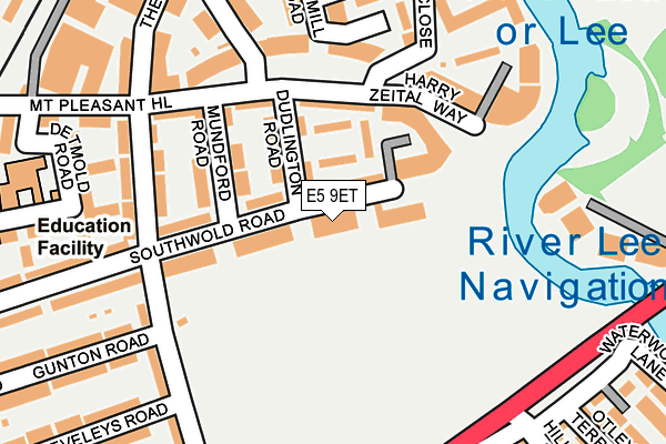 E5 9ET map - OS OpenMap – Local (Ordnance Survey) E5 9ET map - OS OpenMap – Local (Ordnance Survey)