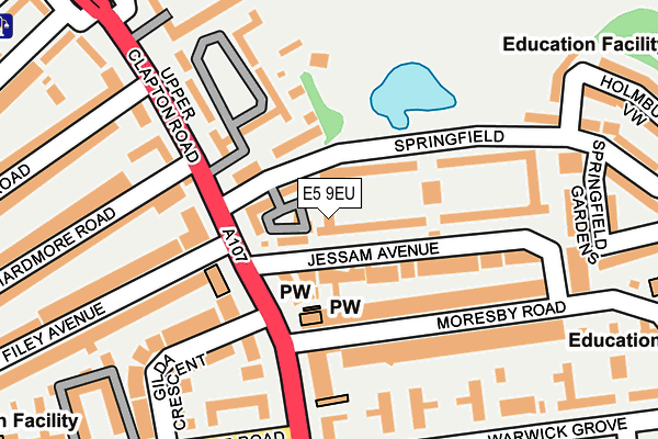 E5 9EU map - OS OpenMap – Local (Ordnance Survey) E5 9EU map - OS OpenMap – Local (Ordnance Survey)