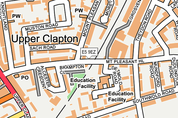 E5 9EZ map - OS OpenMap – Local (Ordnance Survey) E5 9EZ map - OS OpenMap – Local (Ordnance Survey)