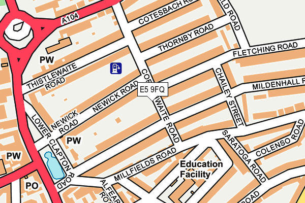 E5 9FQ map - OS OpenMap – Local (Ordnance Survey) E5 9FQ map - OS OpenMap – Local (Ordnance Survey)