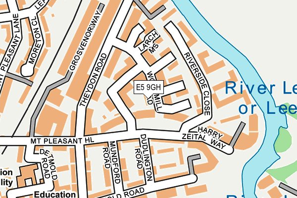 E5 9GH map - OS OpenMap – Local (Ordnance Survey) E5 9GH map - OS OpenMap – Local (Ordnance Survey)