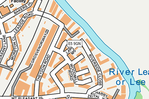 E5 9GN map - OS OpenMap – Local (Ordnance Survey) E5 9GN map - OS OpenMap – Local (Ordnance Survey)