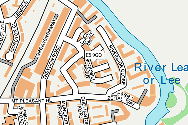 E5 9GQ map - OS OpenMap – Local (Ordnance Survey) E5 9GQ map - OS OpenMap – Local (Ordnance Survey)
