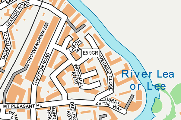 E5 9GR map - OS OpenMap – Local (Ordnance Survey) E5 9GR map - OS OpenMap – Local (Ordnance Survey)