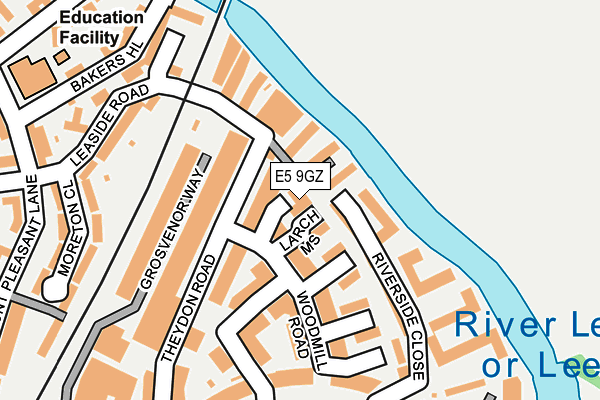 E5 9GZ map - OS OpenMap – Local (Ordnance Survey) E5 9GZ map - OS OpenMap – Local (Ordnance Survey)