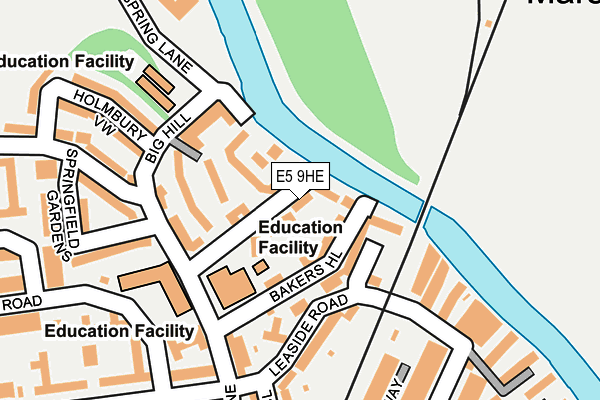 E5 9HE map - OS OpenMap – Local (Ordnance Survey) E5 9HE map - OS OpenMap – Local (Ordnance Survey)