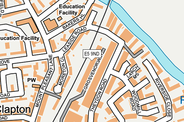 E5 9ND map - OS OpenMap – Local (Ordnance Survey) E5 9ND map - OS OpenMap – Local (Ordnance Survey)