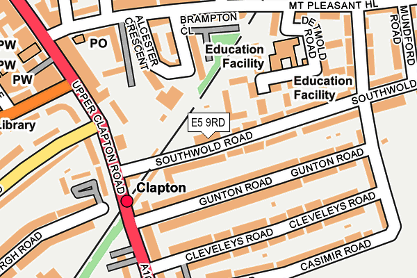 E5 9RD map - OS OpenMap – Local (Ordnance Survey) E5 9RD map - OS OpenMap – Local (Ordnance Survey)