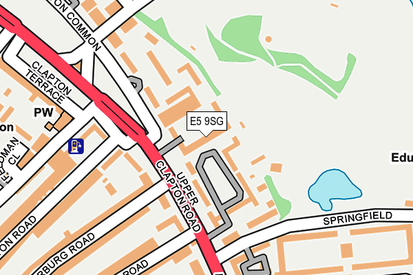 E5 9SG map - OS OpenMap – Local (Ordnance Survey) E5 9SG map - OS OpenMap – Local (Ordnance Survey)
