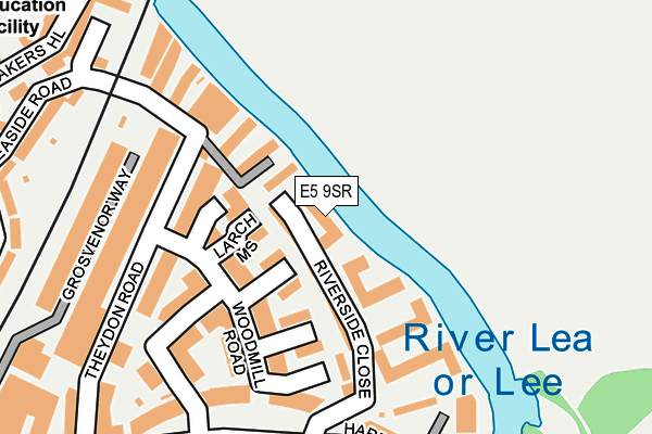 E5 9SR map - OS OpenMap – Local (Ordnance Survey) E5 9SR map - OS OpenMap – Local (Ordnance Survey)