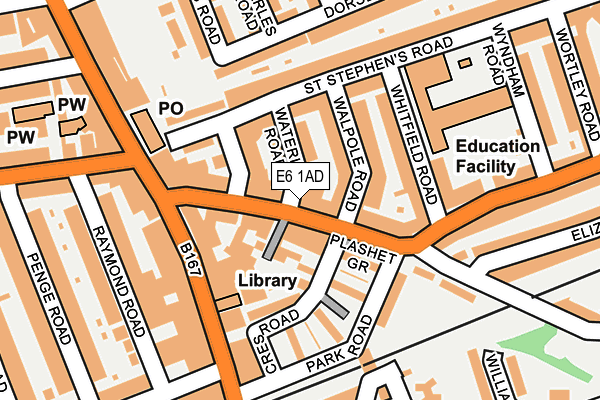E6 1AD map - OS OpenMap – Local (Ordnance Survey) E6 1AD map - OS OpenMap – Local (Ordnance Survey)
