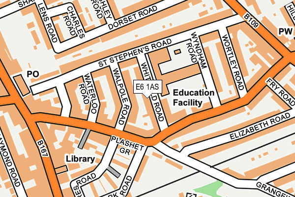 E6 1AS map - OS OpenMap – Local (Ordnance Survey) E6 1AS map - OS OpenMap – Local (Ordnance Survey)