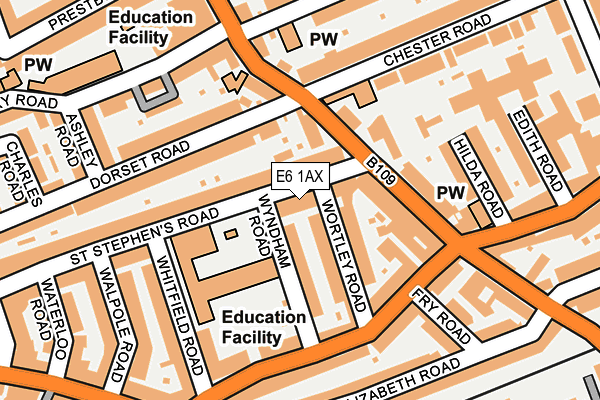 E6 1AX map - OS OpenMap – Local (Ordnance Survey) E6 1AX map - OS OpenMap – Local (Ordnance Survey)