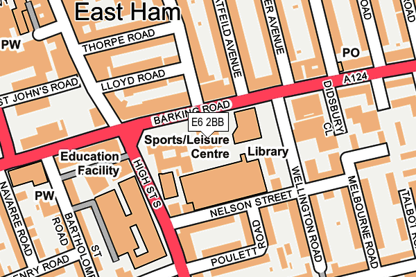 E6 2BB map - OS OpenMap – Local (Ordnance Survey)