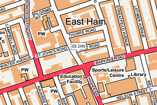 E6 2HN map - OS OpenMap – Local (Ordnance Survey) E6 2HN map - OS OpenMap – Local (Ordnance Survey)
