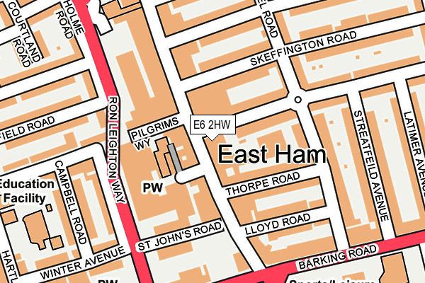 E6 2HW map - OS OpenMap – Local (Ordnance Survey) E6 2HW map - OS OpenMap – Local (Ordnance Survey)