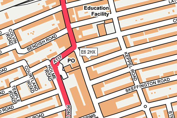 E6 2HX map - OS OpenMap – Local (Ordnance Survey) E6 2HX map - OS OpenMap – Local (Ordnance Survey)