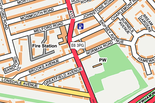 E6 3PG map - OS OpenMap – Local (Ordnance Survey) E6 3PG map - OS OpenMap – Local (Ordnance Survey)