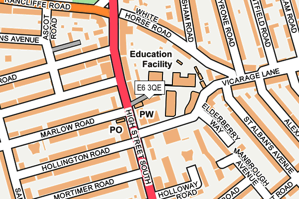 E6 3QE map - OS OpenMap – Local (Ordnance Survey) E6 3QE map - OS OpenMap – Local (Ordnance Survey)
