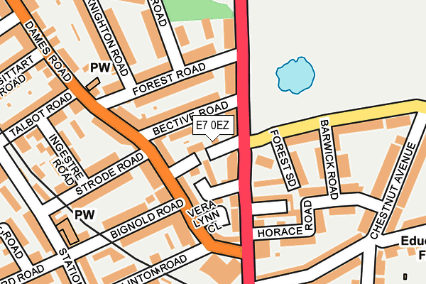 E7 0EZ map - OS OpenMap – Local (Ordnance Survey) E7 0EZ map - OS OpenMap – Local (Ordnance Survey)
