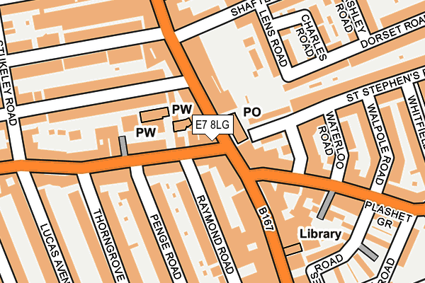 E7 8LG map - OS OpenMap – Local (Ordnance Survey) E7 8LG map - OS OpenMap – Local (Ordnance Survey)