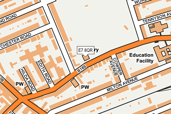 E7 8QR map - OS OpenMap – Local (Ordnance Survey) E7 8QR map - OS OpenMap – Local (Ordnance Survey)