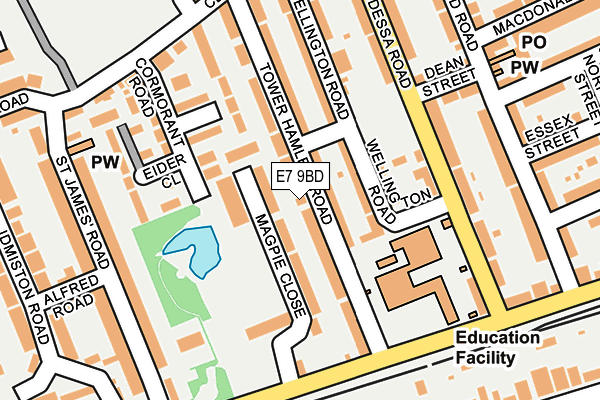 E7 9BD map - OS OpenMap – Local (Ordnance Survey) E7 9BD map - OS OpenMap – Local (Ordnance Survey)