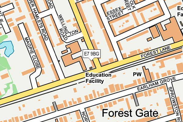 E7 9BG map - OS OpenMap – Local (Ordnance Survey) E7 9BG map - OS OpenMap – Local (Ordnance Survey)