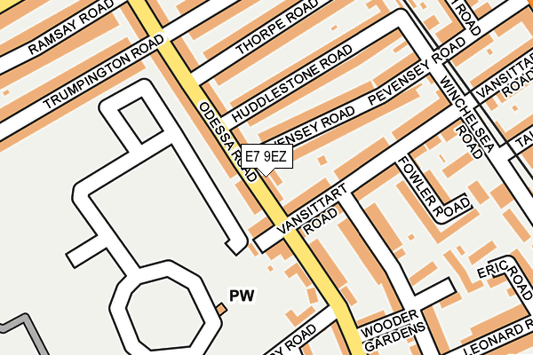 E7 9EZ map - OS OpenMap – Local (Ordnance Survey) E7 9EZ map - OS OpenMap – Local (Ordnance Survey)