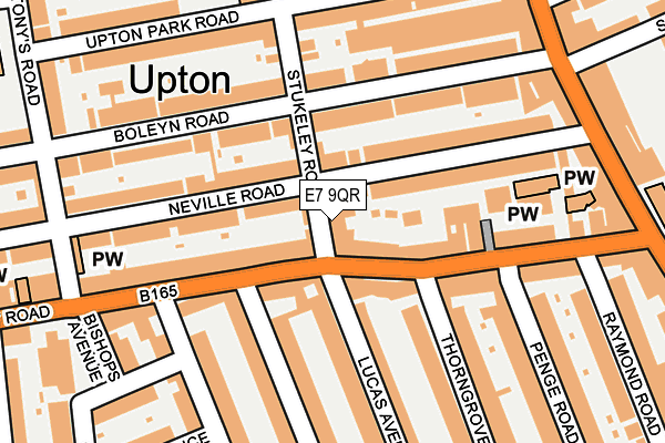 E7 9QR map - OS OpenMap – Local (Ordnance Survey) E7 9QR map - OS OpenMap – Local (Ordnance Survey)