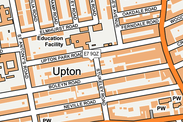 E7 9QZ map - OS OpenMap – Local (Ordnance Survey) E7 9QZ map - OS OpenMap – Local (Ordnance Survey)
