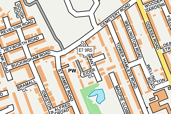 E7 9RS map - OS OpenMap – Local (Ordnance Survey) E7 9RS map - OS OpenMap – Local (Ordnance Survey)