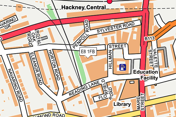 E8 1FB map - OS OpenMap – Local (Ordnance Survey) E8 1FB map - OS OpenMap – Local (Ordnance Survey)