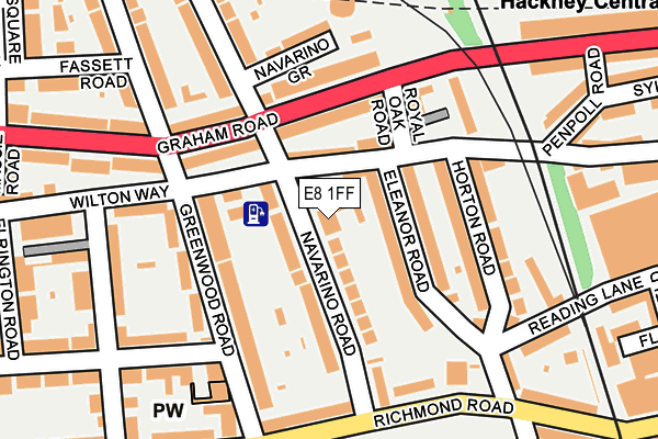 E8 1FF map - OS OpenMap – Local (Ordnance Survey) E8 1FF map - OS OpenMap – Local (Ordnance Survey)