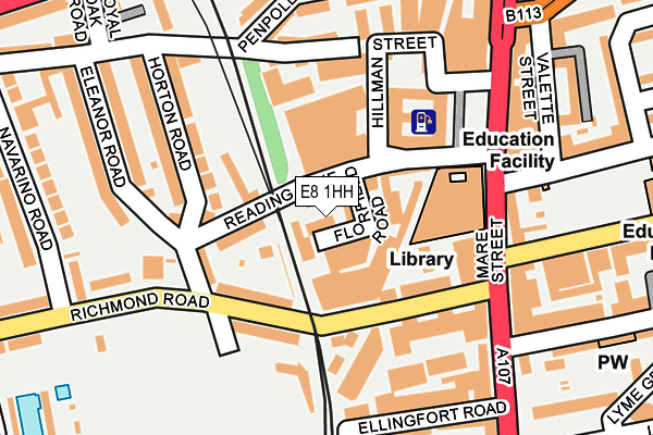 E8 1HH map - OS OpenMap – Local (Ordnance Survey) E8 1HH map - OS OpenMap – Local (Ordnance Survey)
