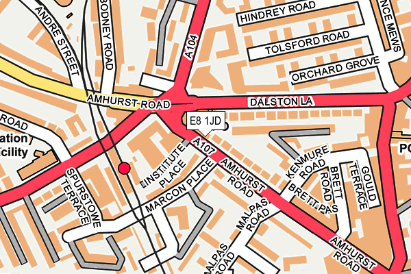 E8 1JD map - OS OpenMap – Local (Ordnance Survey) E8 1JD map - OS OpenMap – Local (Ordnance Survey)