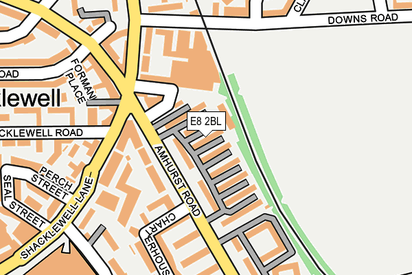 E8 2BL map - OS OpenMap – Local (Ordnance Survey) E8 2BL map - OS OpenMap – Local (Ordnance Survey)