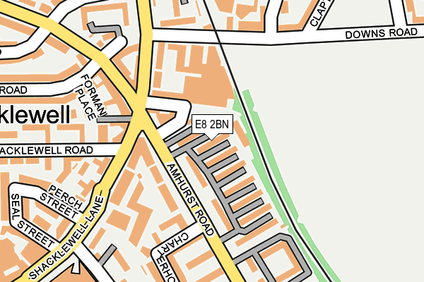 E8 2BN map - OS OpenMap – Local (Ordnance Survey) E8 2BN map - OS OpenMap – Local (Ordnance Survey)