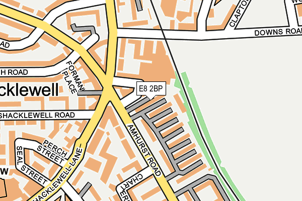 E8 2BP map - OS OpenMap – Local (Ordnance Survey) E8 2BP map - OS OpenMap – Local (Ordnance Survey)