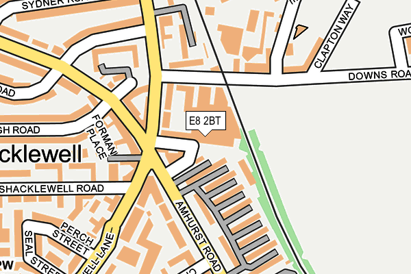 E8 2BT map - OS OpenMap – Local (Ordnance Survey) E8 2BT map - OS OpenMap – Local (Ordnance Survey)