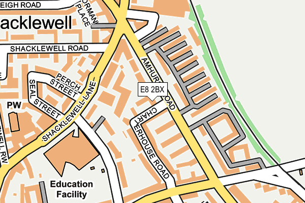 E8 2BX map - OS OpenMap – Local (Ordnance Survey) E8 2BX map - OS OpenMap – Local (Ordnance Survey)