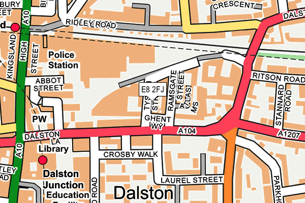 E8 2FJ map - OS OpenMap – Local (Ordnance Survey) E8 2FJ map - OS OpenMap – Local (Ordnance Survey)