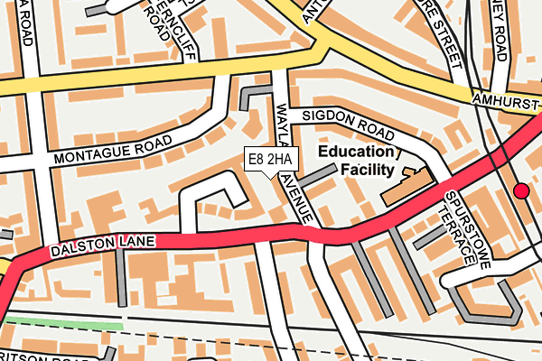 E8 2HA map - OS OpenMap – Local (Ordnance Survey) E8 2HA map - OS OpenMap – Local (Ordnance Survey)