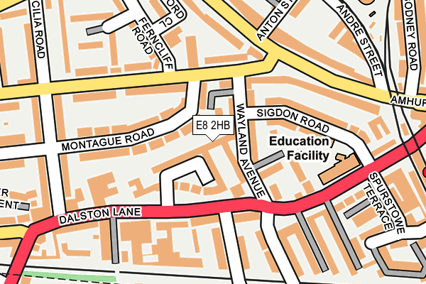 E8 2HB map - OS OpenMap – Local (Ordnance Survey) E8 2HB map - OS OpenMap – Local (Ordnance Survey)