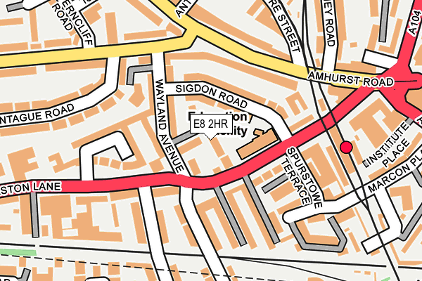 E8 2HR map - OS OpenMap – Local (Ordnance Survey) E8 2HR map - OS OpenMap – Local (Ordnance Survey)