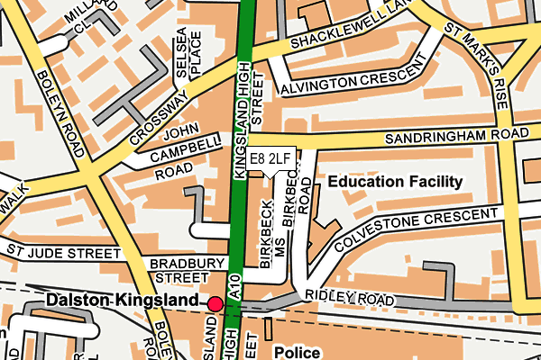 E8 2LF map - OS OpenMap – Local (Ordnance Survey) E8 2LF map - OS OpenMap – Local (Ordnance Survey)
