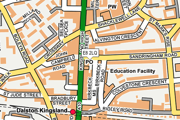 E8 2LQ map - OS OpenMap – Local (Ordnance Survey) E8 2LQ map - OS OpenMap – Local (Ordnance Survey)