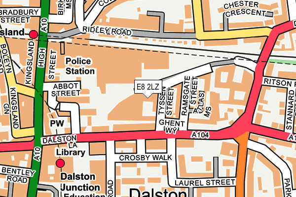 E8 2LZ map - OS OpenMap – Local (Ordnance Survey) E8 2LZ map - OS OpenMap – Local (Ordnance Survey)