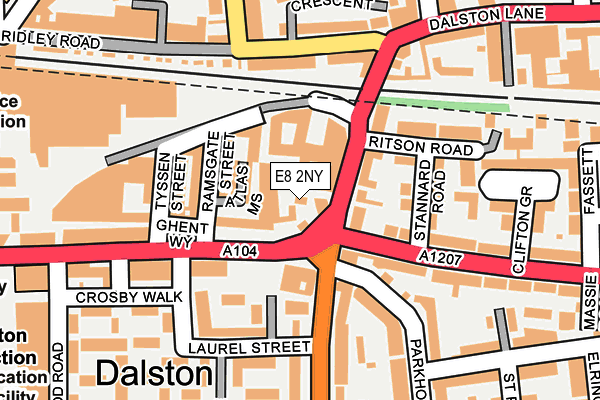 E8 2NY map - OS OpenMap – Local (Ordnance Survey) E8 2NY map - OS OpenMap – Local (Ordnance Survey)