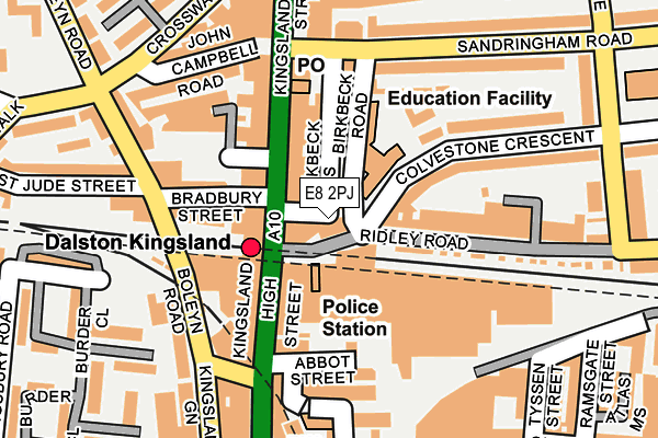 E8 2PJ map - OS OpenMap – Local (Ordnance Survey) E8 2PJ map - OS OpenMap – Local (Ordnance Survey)